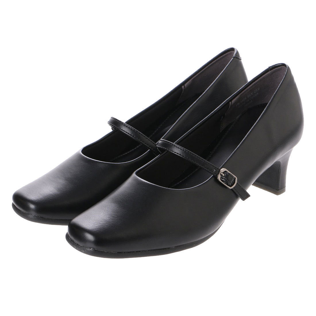 fuwaraku FR-1104 BLK Wide 3E Waterproof Strap Pumps &lt;5.0cm Heel&gt; [21.5cm - 25.5cm]