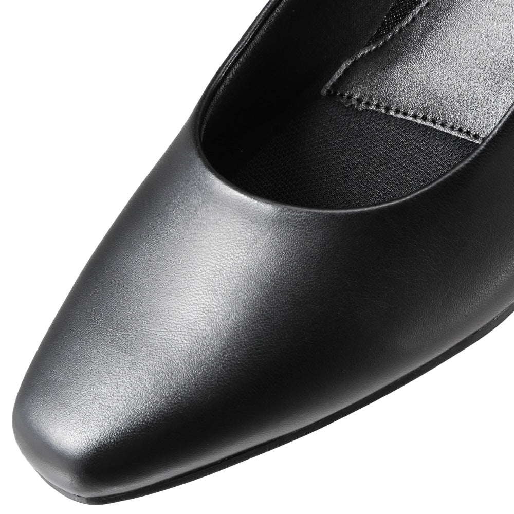 Waterproof Square Toe Pumps <5.0cm Heel> 【21.5cm～25.5cm】 FR-1206 fuwaraku
