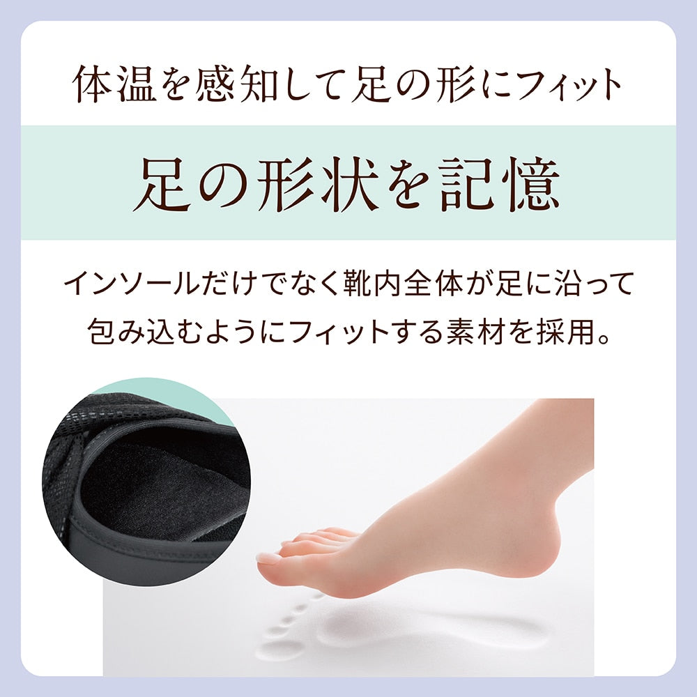 スニーカーパンプス 幅広 3E 防水＜2.3cmヒール＞ 【22.0cm～25.0cm】 FR-1113 fuwaraku