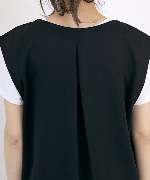 Aletta vita Deep V Vest with Back Tucks
