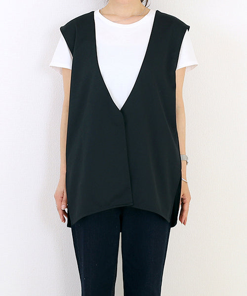Aletta vita Deep V Vest with Back Tucks
