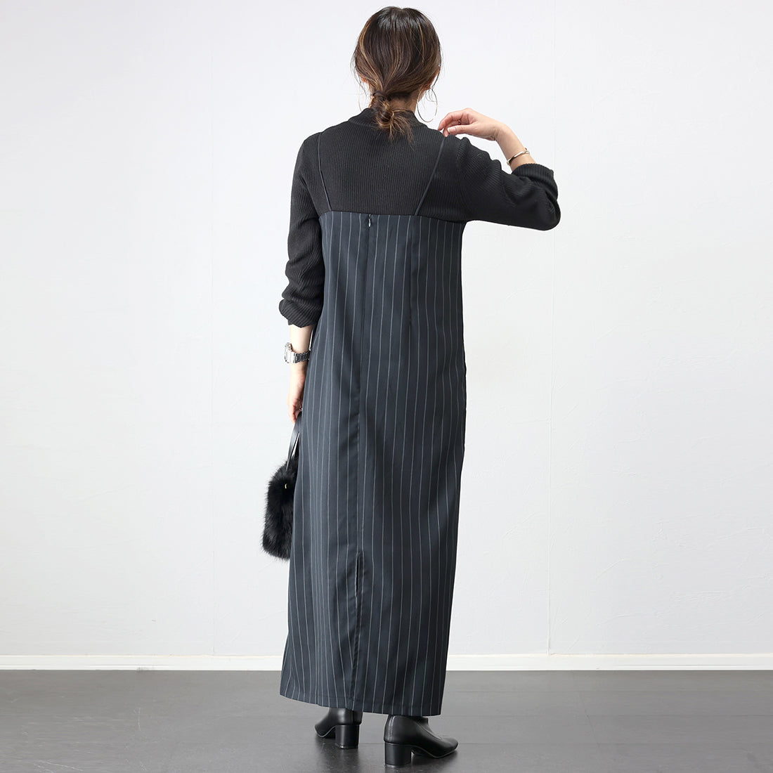 Aletta vita Estelle Twill Stripe Camisole Dress