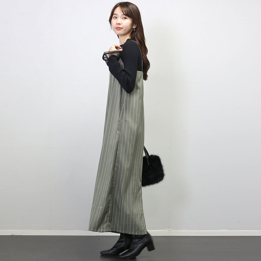 Aletta vita Estelle Twill Stripe Camisole Dress