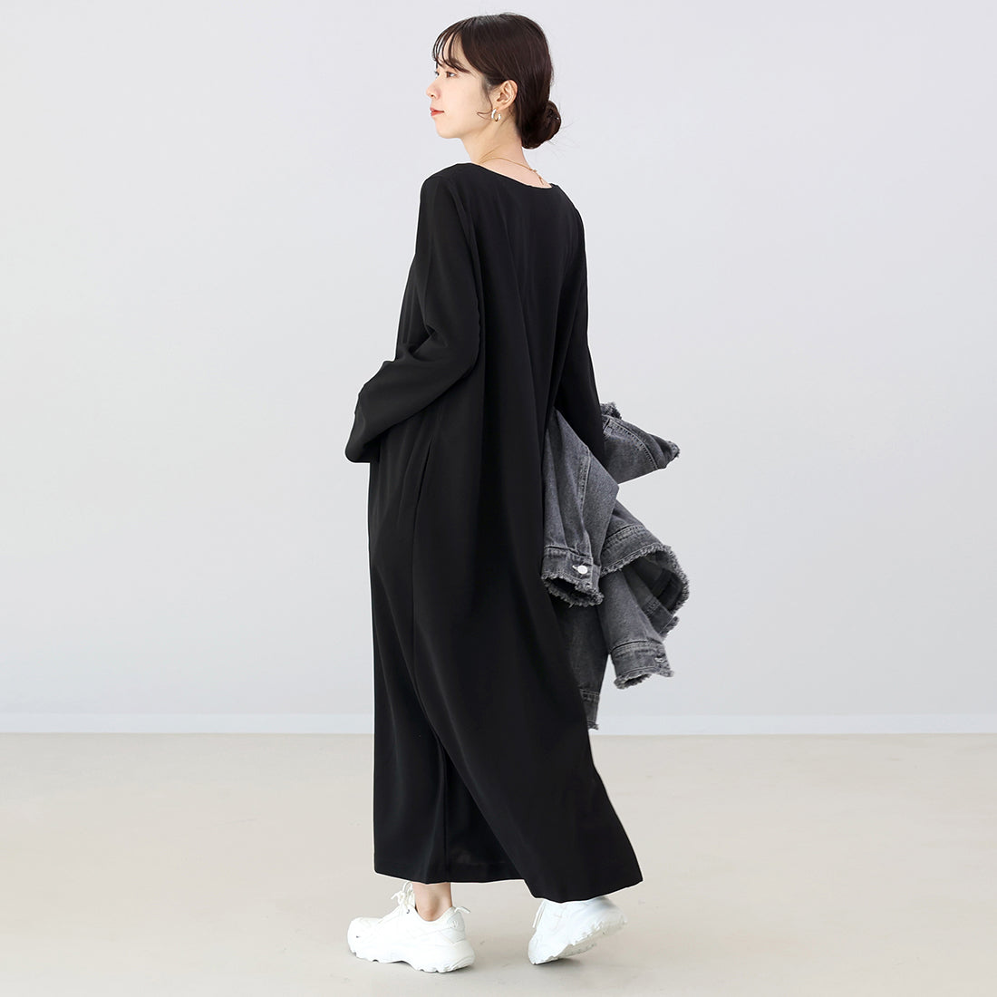 阿蕾塔·維塔 Aletta vita 剪裁喬其特長洋裝