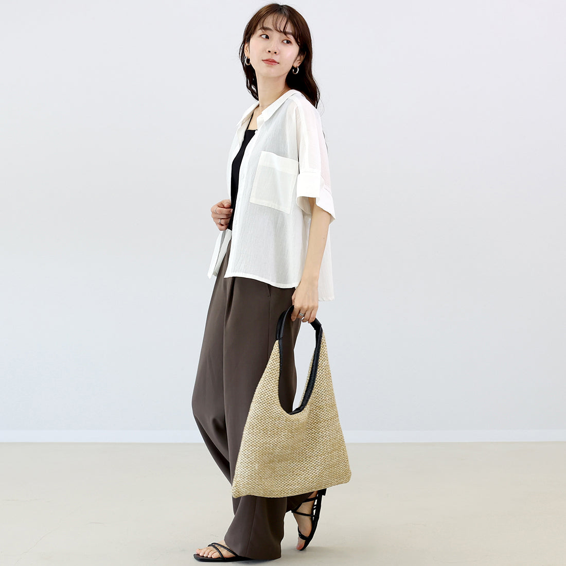 アレッタ ヴィータ Aletta vita スシボイル両ポケ半袖シャツ （オフホワイト） オフホワイト