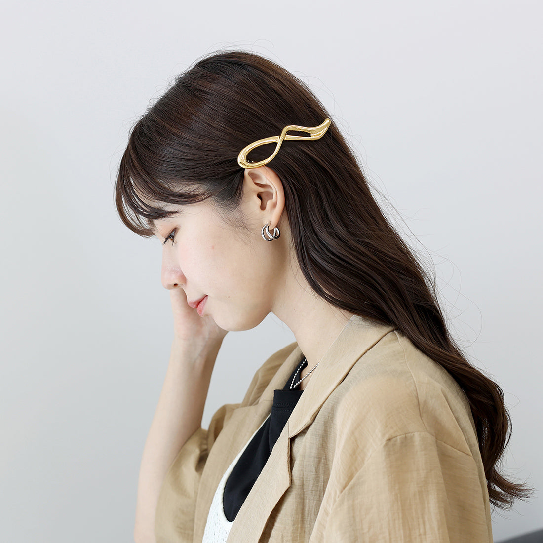 アレッタ ヴィータ Aletta vita ウェーブラインバレッタ （ゴールド） ゴールド