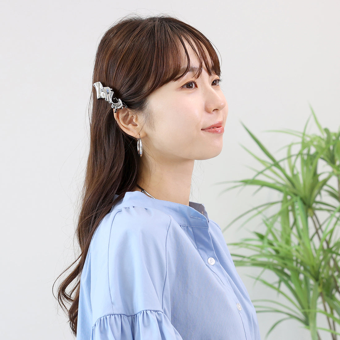 アレッタ ヴィータ Aletta vita メタルフリルヘアークリップ （ゴールド） ゴールド