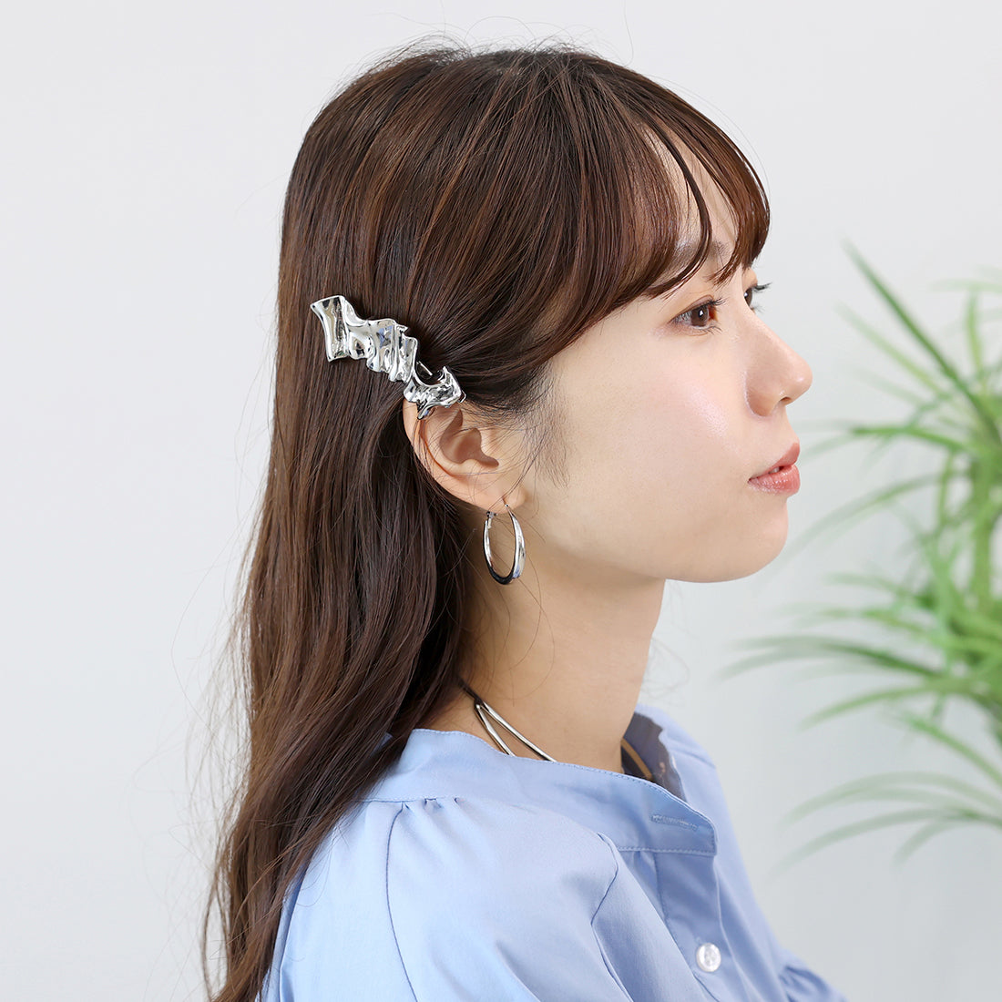 アレッタ ヴィータ Aletta vita メタルフリルヘアークリップ （ゴールド） ゴールド