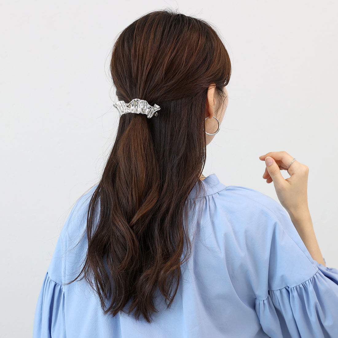 アレッタ ヴィータ Aletta vita メタルフリルヘアークリップ （ゴールド） ゴールド