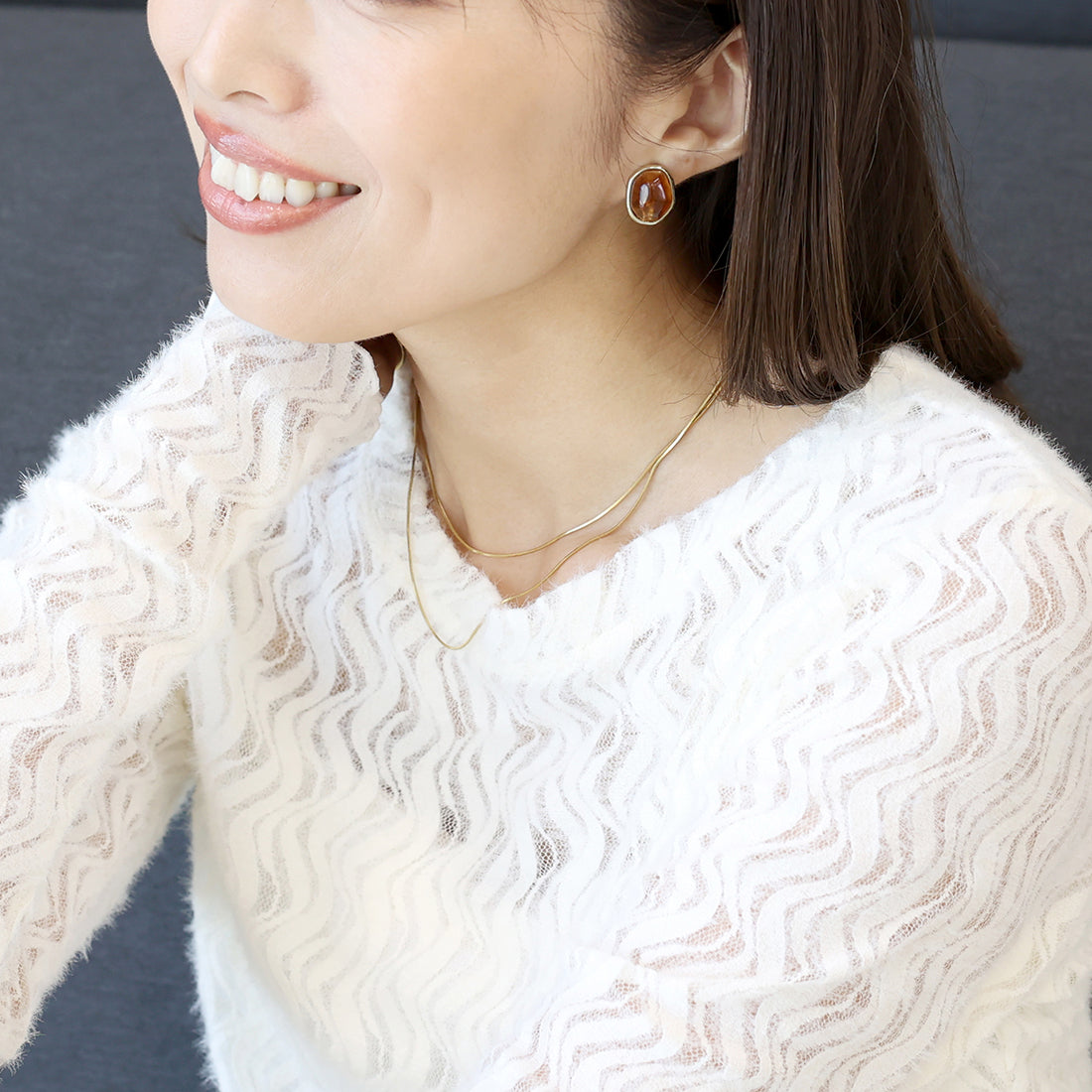 アレッタ ヴィータ Aletta vita サージカルステンレス2連ネックレス （Eミックス シルバー） Eミックス シルバー