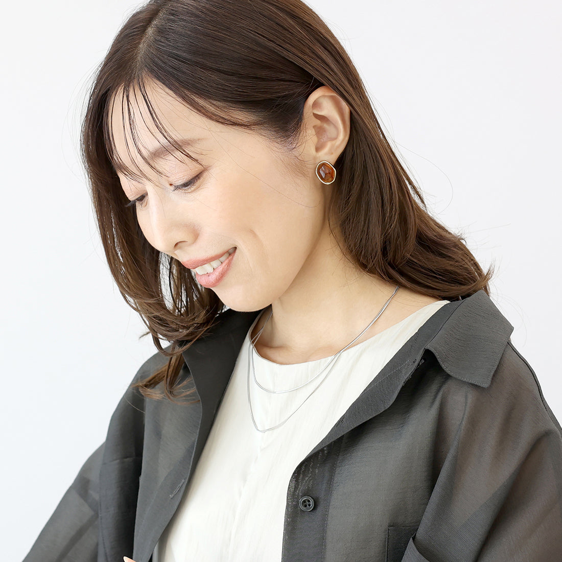 アレッタ ヴィータ Aletta vita サージカルステンレス2連ネックレス （Eミックス シルバー） Eミックス シルバー