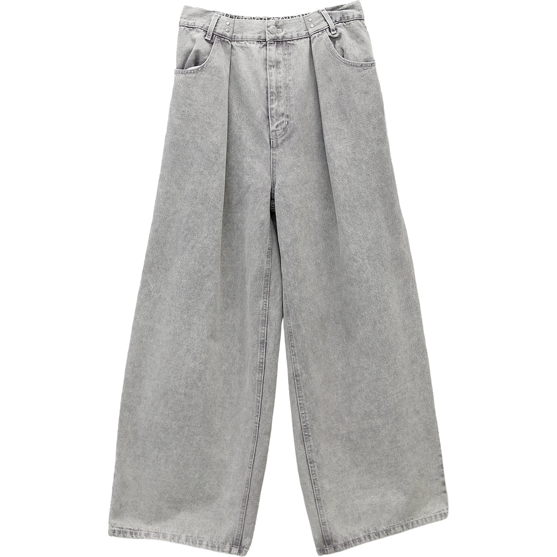 アレッタ ヴィータ Aletta vita 10ozカラーデニムタックワイドパンツ （ベージュ） ベージュ