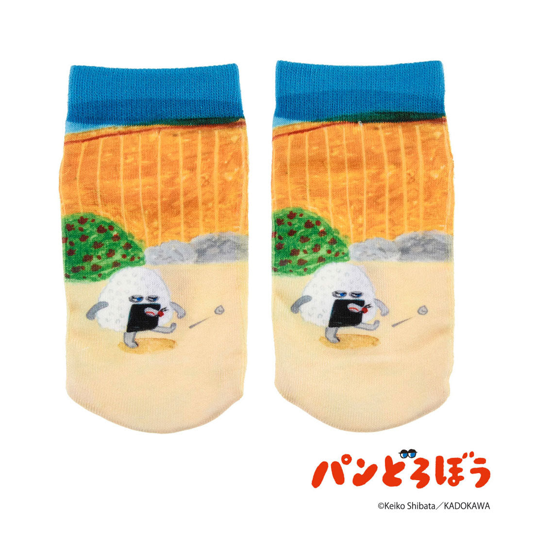 フクスケ fukuske 福助 【パンどろぼう】 靴下 キャラクター柄 スニーカー丈 おにぎりぼうや子供 キッズ フクスケ fukuske ふくすけ
