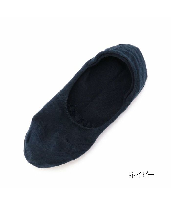 フクスケ fukuske 福助 公式 【LEON.JP掲載商品】 fukuske 履き口広め カバーソックス,ネイビー