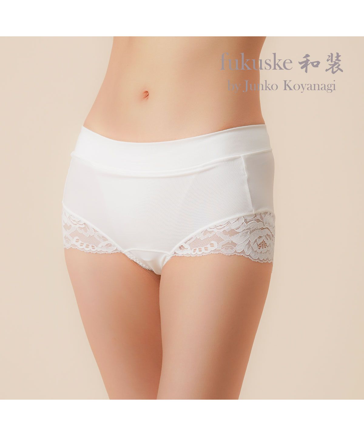 フクスケ fukuske 福助 公式 インナー レディース fukuske和装 お腹押さえ骨盤底筋ショーツ 401ー004bMサイズ Lサイズ ホワイト ブラック 女性 婦人 フ【返品不可商品】