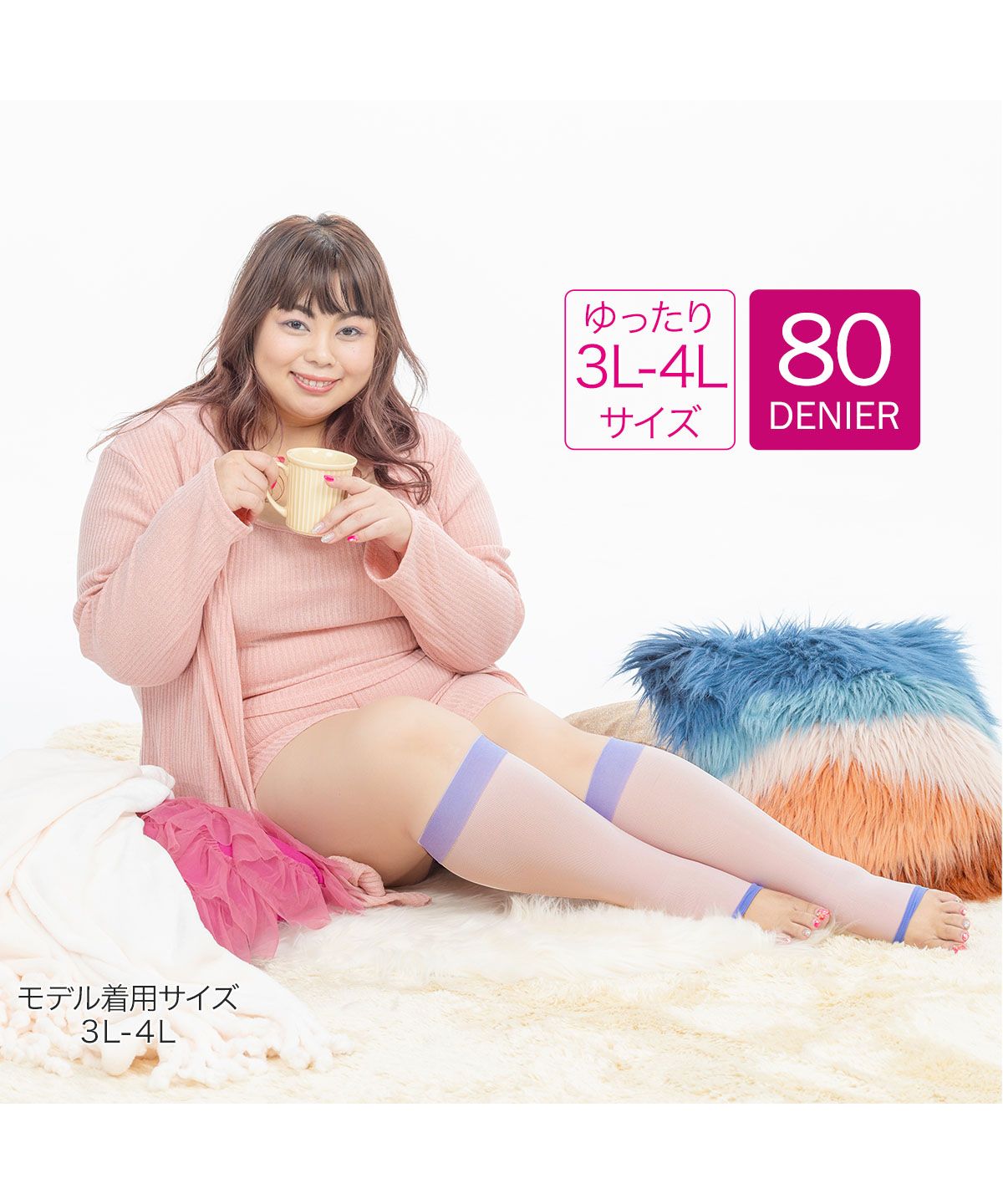 フクスケ fukuske 福助 公式 着圧ハイソックス おやすみ レディース momoske 無地 配色 段階着圧 399ー1001婦人 女性 フクスケ fukuske