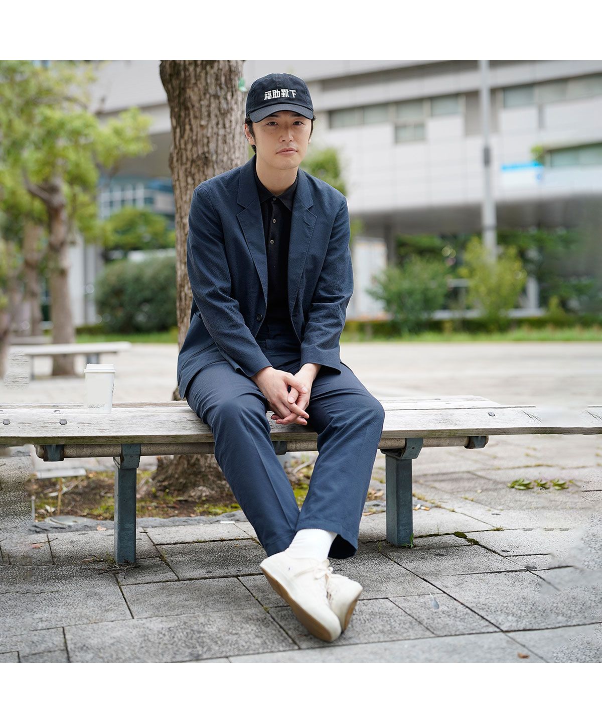 フクスケ fukuske 福助 公式 キャップ 帽子 fukuske 無地 ワンポイント刺繍 福助靴下 CAP23005