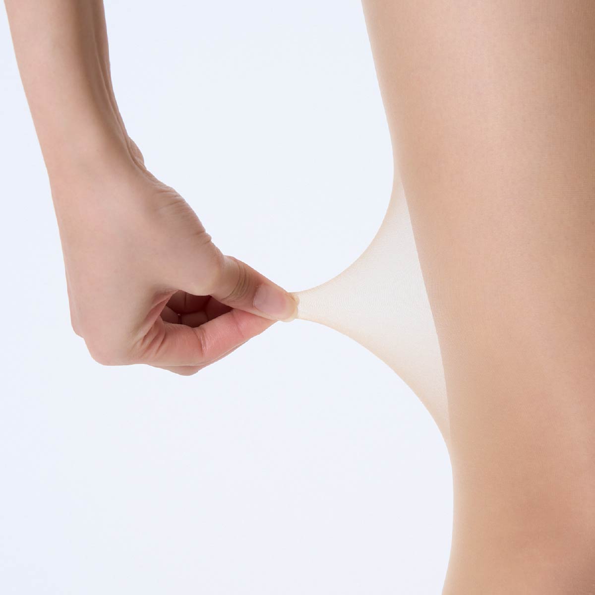フクスケ fukuske 【UVヴェール ： 涼感】 ストッキング 無地 パンティストッキング 極薄ストッキング素材 涼感(106-1011)クリアベージュ035 M （クリアベージュ035） クリアベージュ035
