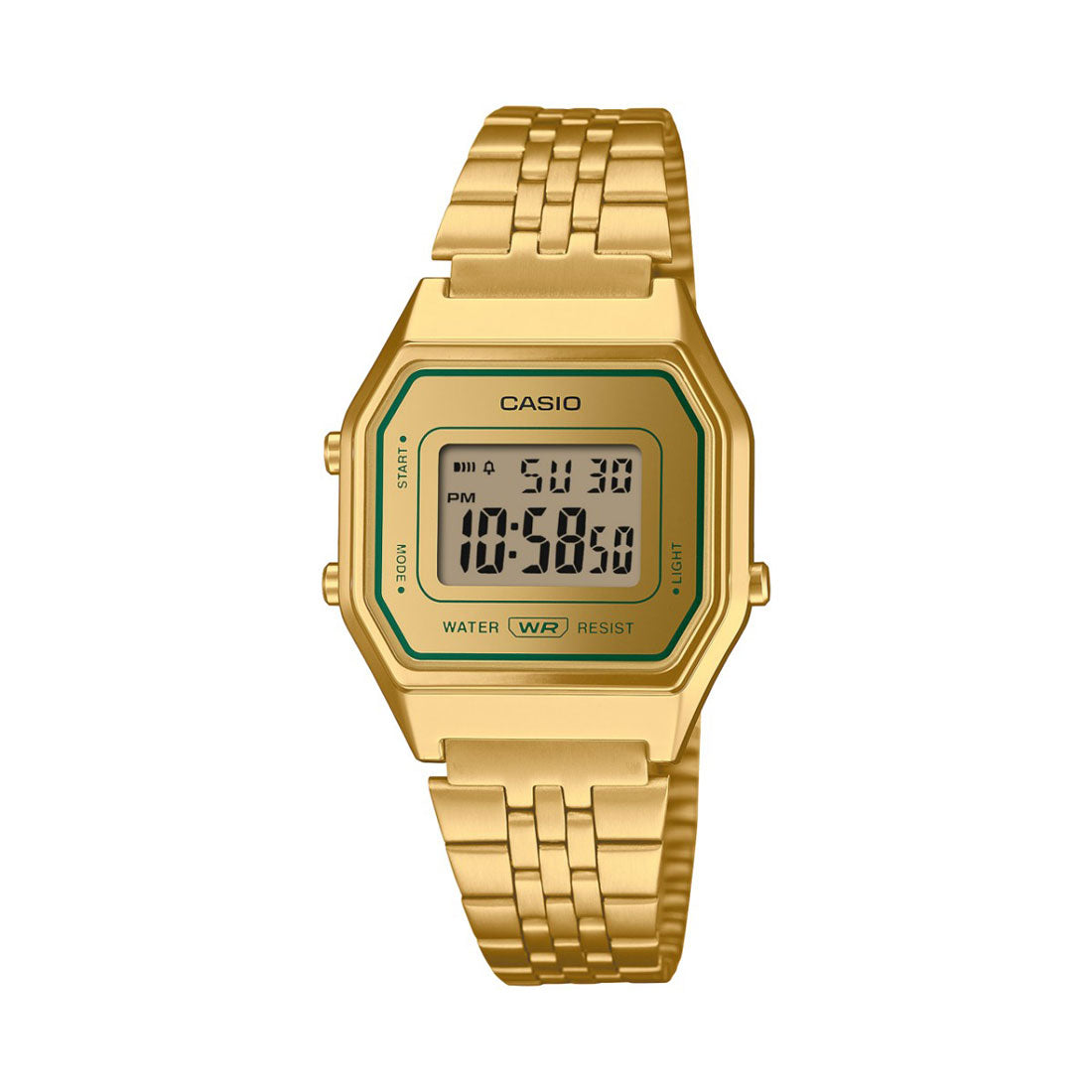 ジーショック G-SHOCK CASIO LA680WEGV-9AJF（カシオ LA680WEGV-9AJF） （ゴールド×グリーン） ゴールド×グリーン
