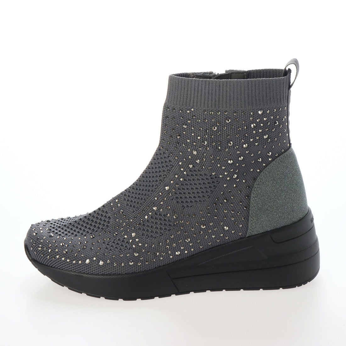 Gomu Gomu 56 Sparkly Knit High-Cut Sneakers
