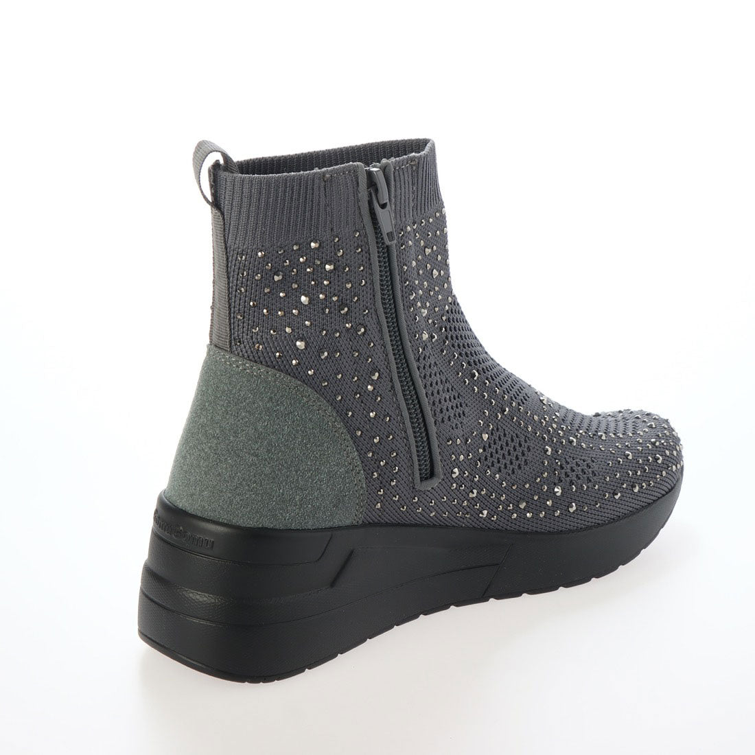 Gomu Gomu 56 Sparkly Knit High-Cut Sneakers