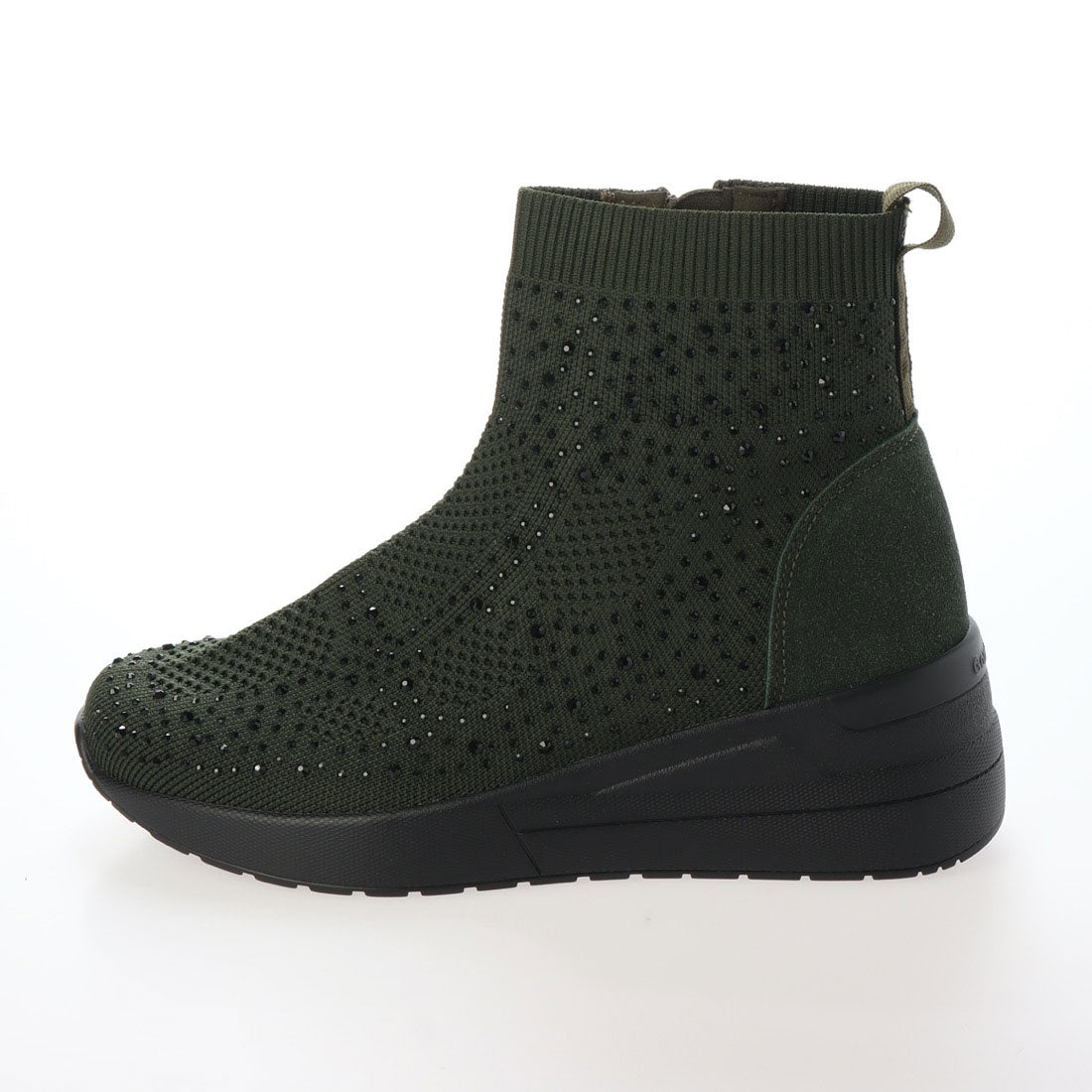 Gomu Gomu 56 Sparkly Knit High-Cut Sneakers