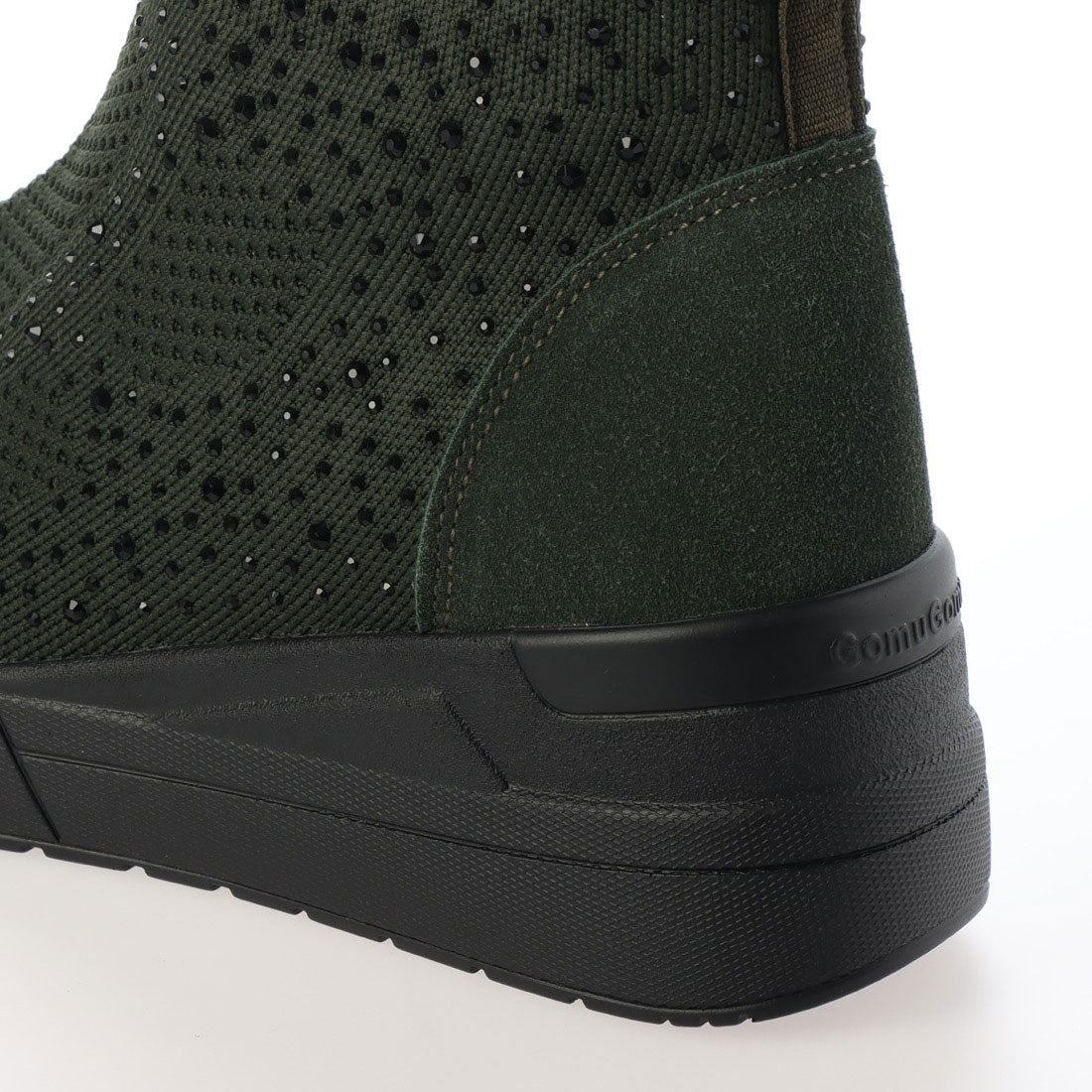 Gomu Gomu 56 Sparkly Knit High-Cut Sneakers