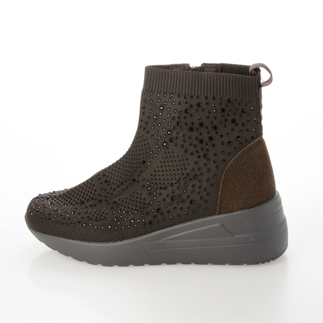 Gomu Gomu 56 Sparkly Knit High-Cut Sneakers