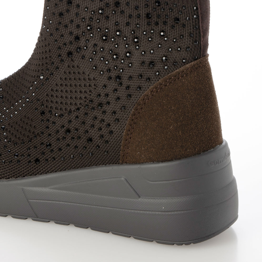 Gomu Gomu 56 Sparkly Knit High-Cut Sneakers