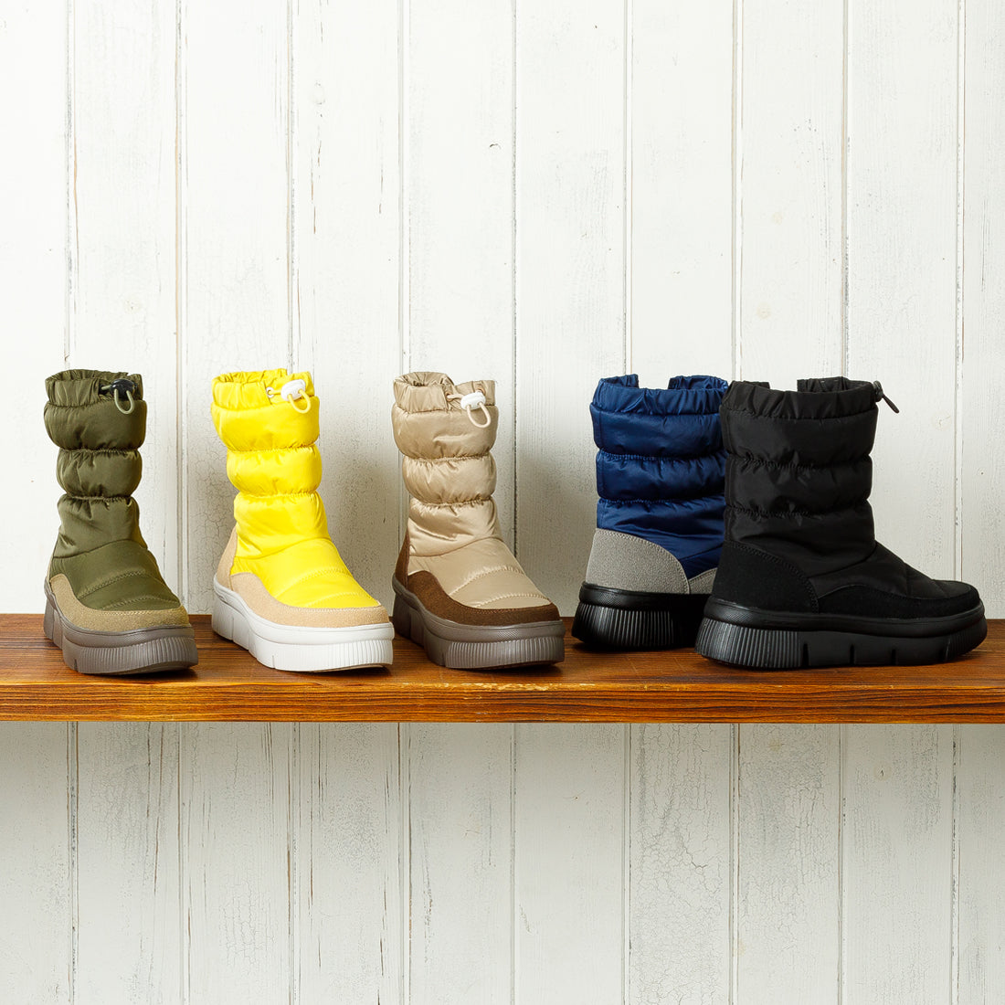 Gomu Gomu 56 lightweight thick sole nylon mid-length boots