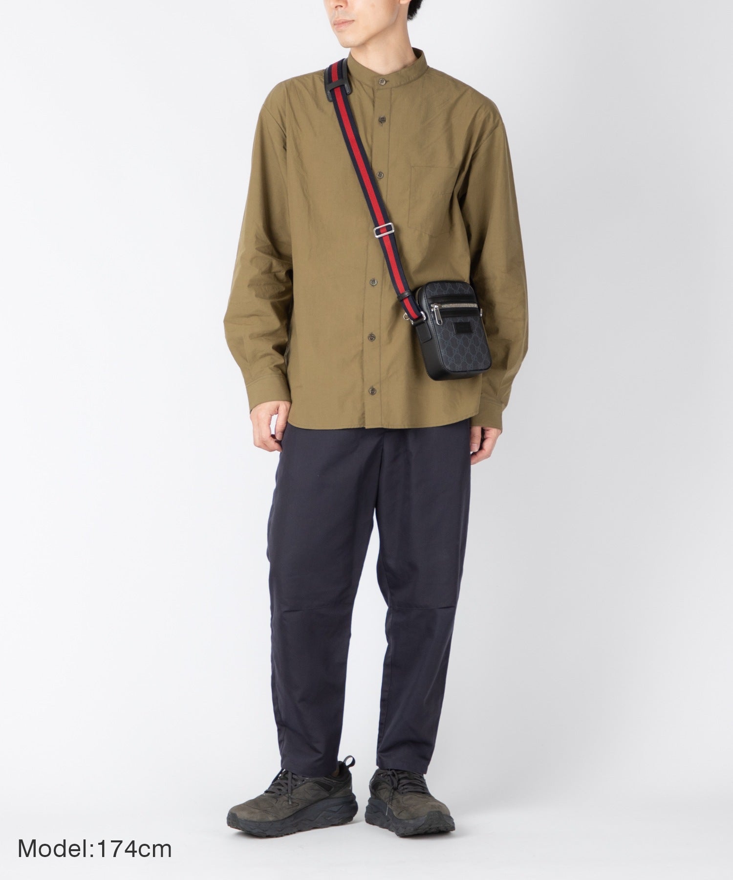 グッチ GUCCI ショルダーバッグ 682357 K5RLN  メンズ バッグ ミニショルダー GGスプリーム 斜め掛け レザー モノグラム 黒 ボディバッグ ブラック