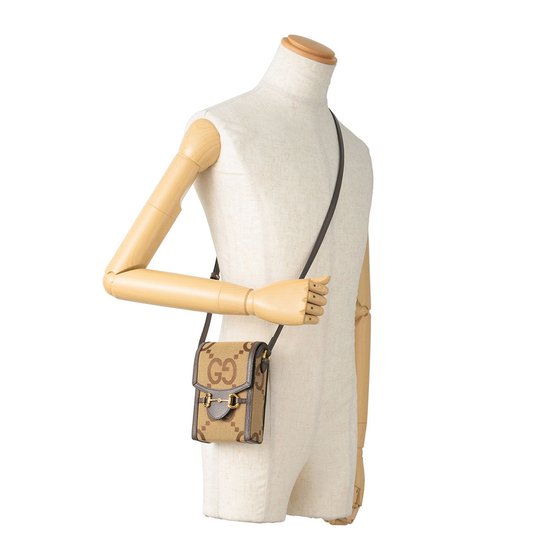 Gucci shoulder bag Jumbo GG canvas Minibag 625615 UKMBG 2572 beige