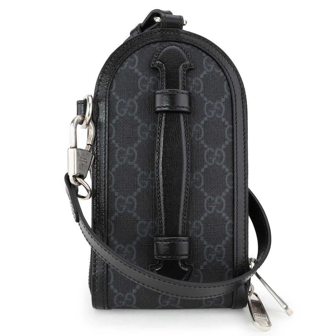 グッチ GUCCI ショルダーバッグ GGスプリーム PHONE HOLDER 724357 92TCF 1000 BLACK/GRAY （ブラック/グレー） ブラック/グレー