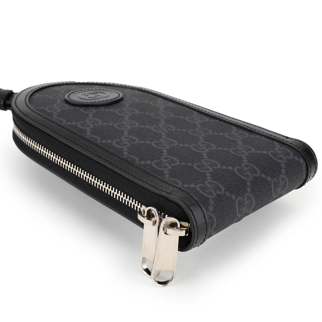 グッチ GUCCI ショルダーバッグ GGスプリーム PHONE HOLDER 724357 92TCF 1000 BLACK/GRAY （ブラック/グレー） ブラック/グレー