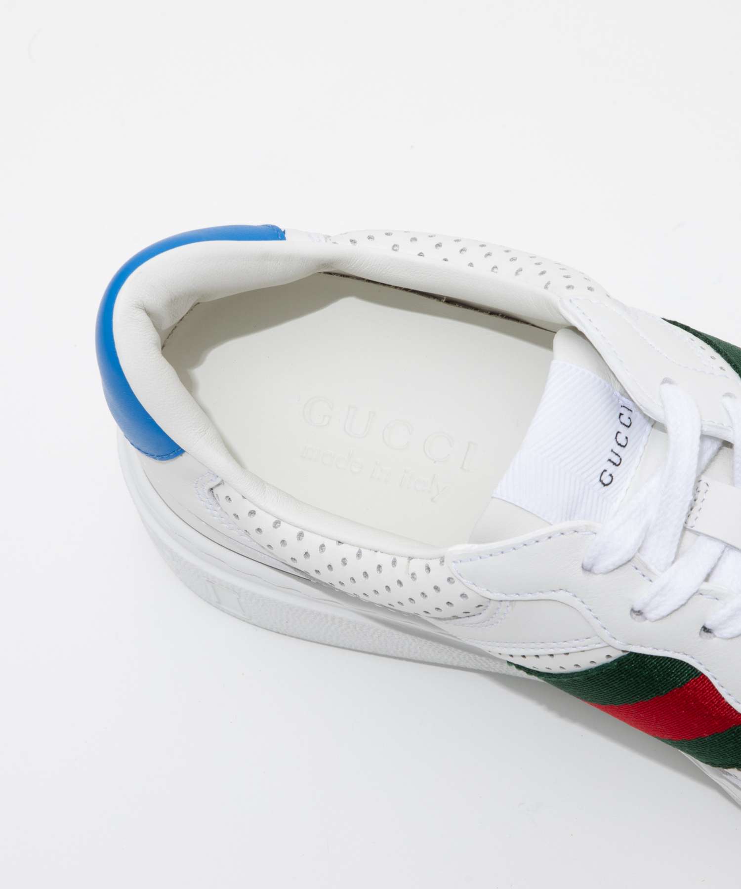 グッチ GUCCI 669698 UPG10 スニーカー メンズ シューズ ウェブ ストライプ フラット レースアップ クロージャー SNEAKER
