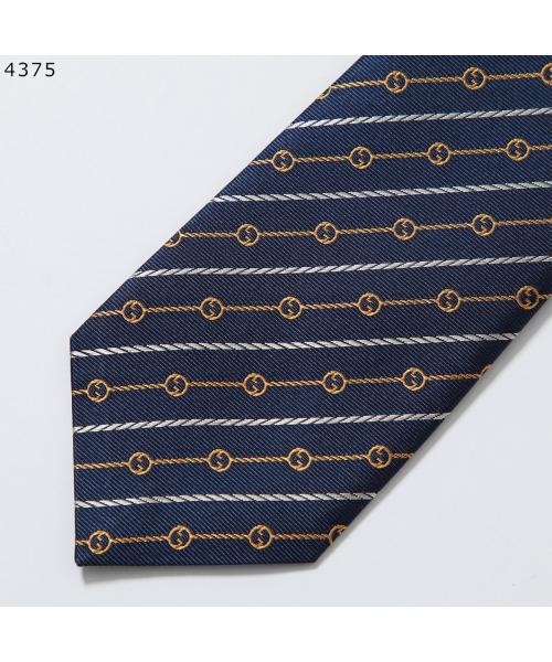 GUCCI リボンタイ　ネイビー レッド Gucci GUCCI GUCCI Tie GG Blonde Ropes 764965 4EABB Jacquard