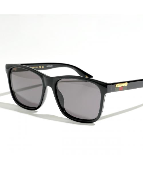 グッチ GUCCI GUCCI サングラス GG0746S スクエア型 ロゴ （001/BLACK-BLACK-GREY） 001/BLACK-BLACK-GREY
