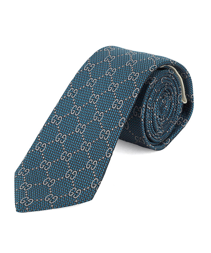 グッチ GUCCI GUCCI グッチ ネクタイ 408865 4E002 4477,ブルー/グレー