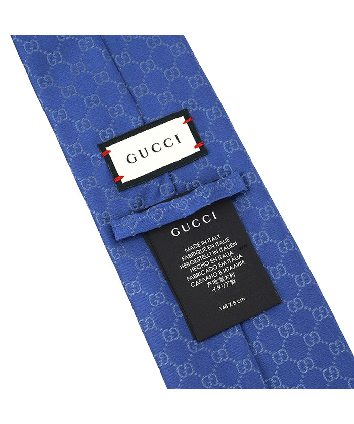 グッチ GUCCI GUCCI グッチ ネクタイ 456520 4B002 4300 （ブルー） ブルー