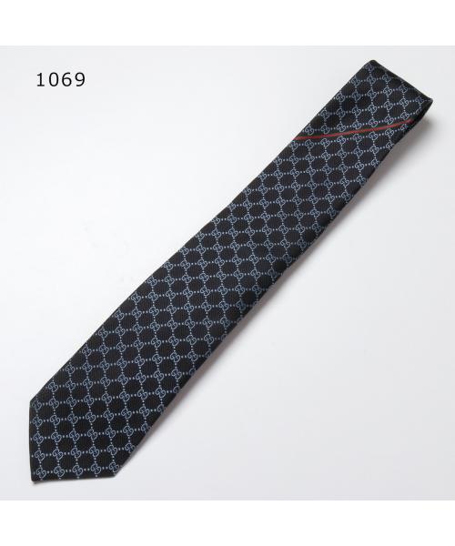 グッチ GUCCI GUCCI 456522 4B002 イタリア製 シルクネクタイ GGロゴ （4000/ネイビー） 4000/ネイビー