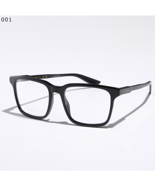グッチ GUCCI GUCCI メガネ GG1120O スクエア型 アイウェア （001/BLACK-BLACK-TRANSARENT） 001/BLACK-BLACK-TRANSARENT