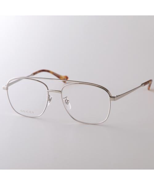 グッチ GUCCI GUCCI メガネ GG1103O ウェリントン ティアドロップ型 （003/シルバー） 003/シルバー