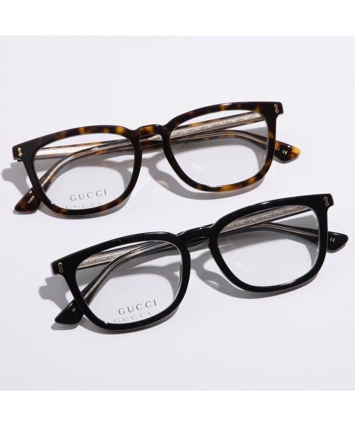 グッチ GUCCI GUCCI メガネ GG0126OA ウェリントン型 アジアンフィット （002/ブラウン） 002/ブラウン