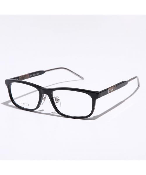 グッチ GUCCI GUCCI メガネ GG0858OJ スクエア型 クリングスタイプ （002/BLACK-BLACK-TRANSPAREN） 002/BLACK-BLACK-TRANSPAREN
