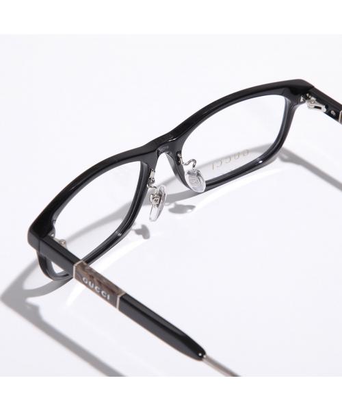 グッチ GUCCI GUCCI メガネ GG0858OJ スクエア型 クリングスタイプ （002/BLACK-BLACK-TRANSPAREN） 002/BLACK-BLACK-TRANSPAREN