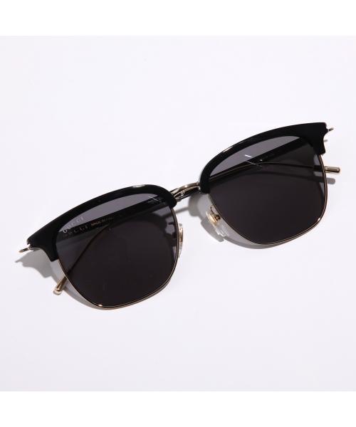 グッチ GUCCI GUCCI サングラス GG1275SA サーモントブロー型 （001/BLACK-GOLD-GREY） 001/BLACK-GOLD-GREY
