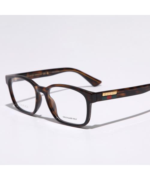 グッチ GUCCI GUCCI メガネ GG0749O スクエア型 （005/HAVANA-TRANSPARENT） 005/HAVANA-TRANSPARENT
