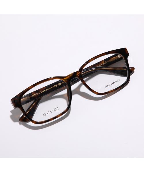 グッチ GUCCI GUCCI メガネ GG0749O スクエア型 （005/HAVANA-TRANSPARENT） 005/HAVANA-TRANSPARENT