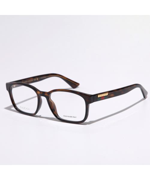 グッチ GUCCI GUCCI メガネ GG0749O スクエア型 （005/HAVANA-TRANSPARENT） 005/HAVANA-TRANSPARENT