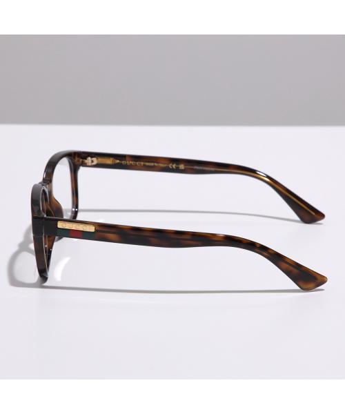 グッチ GUCCI GUCCI メガネ GG0749O スクエア型 （005/HAVANA-TRANSPARENT） 005/HAVANA-TRANSPARENT